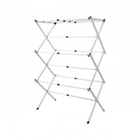 Foldable Clothes Drying Rack Rolling Collapsible Laundry Storage Hanger Stand Indoor Outdoor Cloth Dryer Stand Hanger