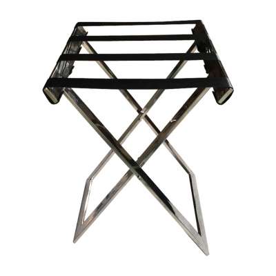 Square flat tube 5 Star hotel stainless steel luggage rack