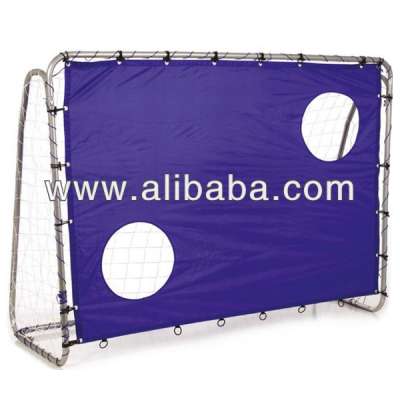 Portable shooting target metal frame football soccer goal