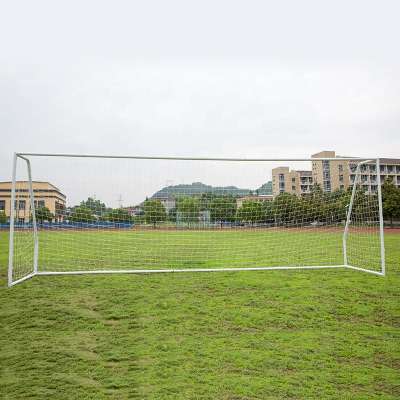 8x24' Zinc Iron Football Goal with PE Knotted Nets